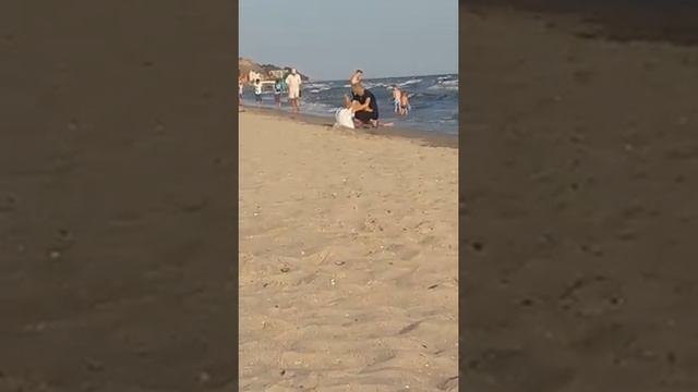 В Коблево продавщица уронила рогалик в песок и, облизав его, положила к остальной продукции смотреть онлайн