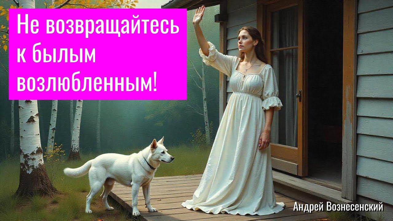 Не возвращайтесь к былым возлюбленным!  Андрей Вознесенский #стихи #песня #песняолюбви #кавер