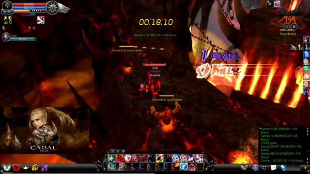 Beserker - Cabal Online - Pedra Flamejante de Lava Desperto