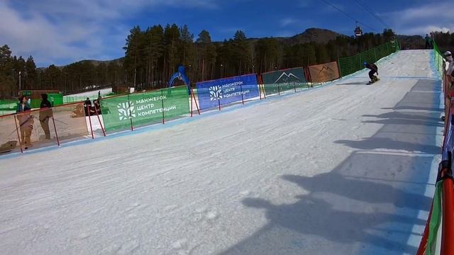 курорт Манжерок, закрытие зимнего сезона смотреть онлайн