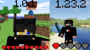 майнкрафт но с каждым уроном версия майнкрафта становиться всё новее и новее