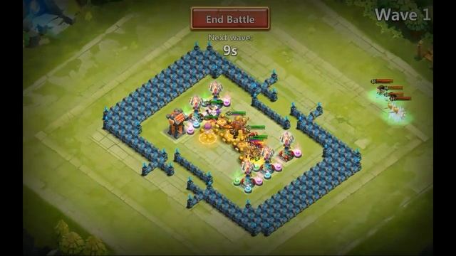 Битва Замков. Угольная армия. Новая расстановка /Castle Clash. Ember army. New base! смотреть онлайн