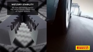 Обзор,  продольное сцепление на снегу зимних шин Pirelli Ice Zero FR