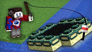 Майнкрафт, но Можно РЫБАЧИТЬ СТРУКТУРЫ!