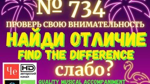 "Найди отличие" / "Spot the Difference" _ выпуск № 734