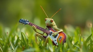 AI вариации на тему  «В траве сидел кузнечик» (electric guitar)