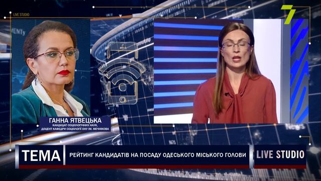 Рейтинг кандидатів на посаду Одеського міського голови смотреть онлайн