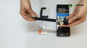 Держатель телескопический фотовидеокнопка Bluetooth для телефонов черный Z07 5