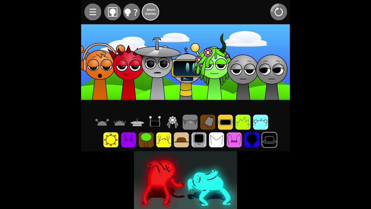 Sprunki Infinite [Part 1️⃣] {ALL CHARACTERS & MODS}  #funny #sprunki #incredibox #incrediboxsprunki