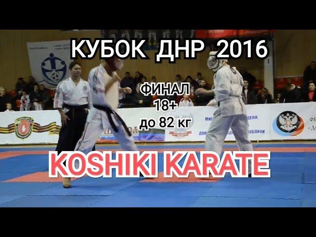 Кубок ДНР по косики каратэ 2016. Финал. Поддубный Сергей - Батрак Александр