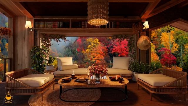 Расслабляющая джазовая музыка ☕ Уютная осенняя кофейня Нежный фортепианный джаз для работы смотреть онлайн