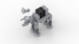 LEGO. Как построить ЗВЕЗДНЫЕ ВОЙНЫ AT-AT из лего. Полибег 912282 #lego #tutorial #bricklady