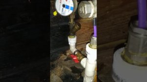 как сделал греющий кабель внутри водопроводной трубы.