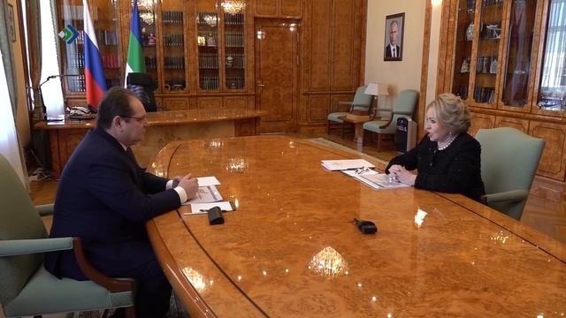 Валентина Матвиенко «Совет Федерации поддержит на федеральном уровне социально-экономическое развити
