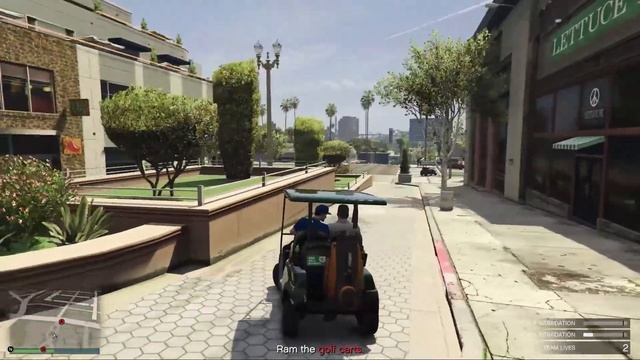 قراند 5 - مهمات العقد -  مهمة لعبة الجولف ⛳⛳⛳ GTA V Online 16# Grand Theft Auto