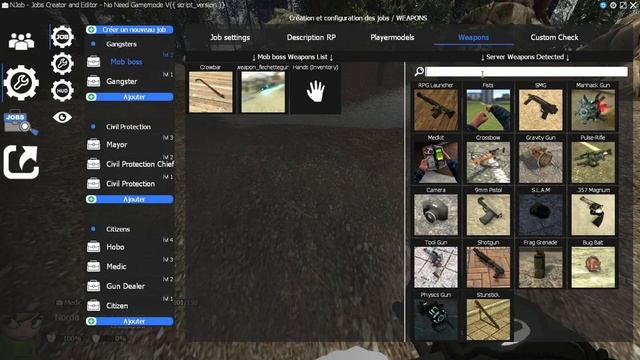 Weapon filter system for DarkRP & Helix job replacement system - Osgmod (Originals Script for Gmod) смотреть онлайн