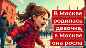 ВЗРЫВ МОЗГА 💥В Москве родилась девочка, в Москве она росла #песня #пародия #юмор
