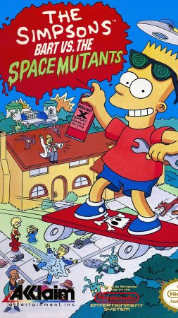 Реклама игры Simpsons Bart vs. the Space Mutants NES