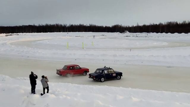 Зимний дрифт, Череповец, Адреналин 16.01.2022 Парные заезды!!! смотреть онлайн