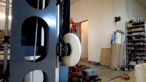 станок Горизонтальный для резки поролона и минваты мультирамный