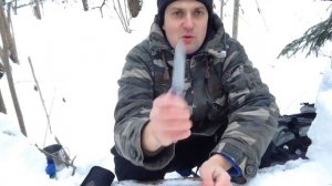 Тест ножа RK 1507 от Rikeknife, пример выживания в зимнем лесу.