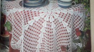 Вязание круглой скатерти крючком/часть 3 ряды 12-18