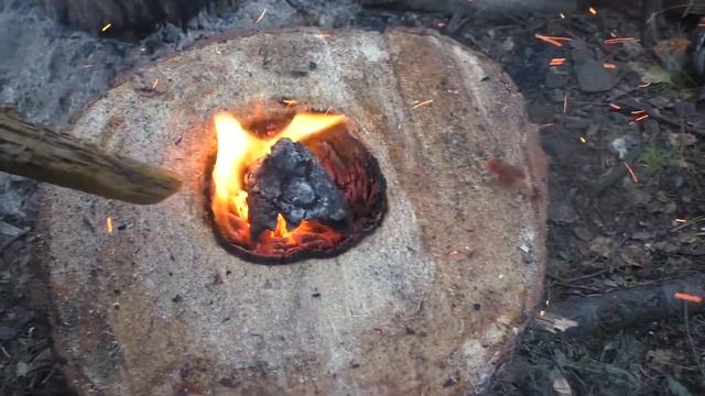 95 Таежная Медитация Трубка Огня Короткая Таежный Лайфхак Костер тайга Сибирь на рыбалке 7000