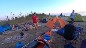 На пакрафте до острова Тань-Вань.  Обское море. Новосибирск 2024