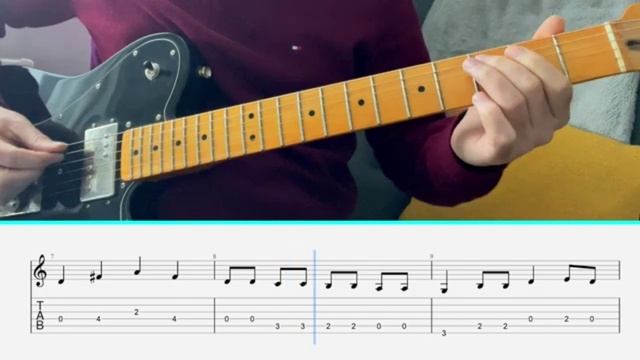 Blues Rock Riff in G(tab,backing track)