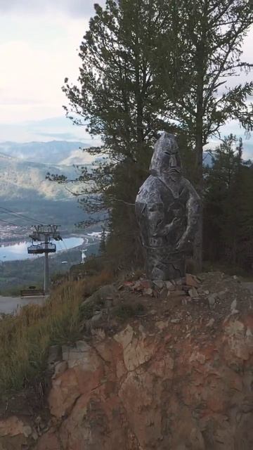 #сбер #манжерок #алтай #горныйалтай #сибирь #россия #сибирьбезкрайняя #шаман #горловоепение #статуя