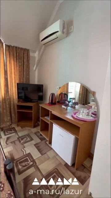 Номер Комфорт с бассейном в Адлере | В 300 м от моря | Гостевой дом Лазурь #shorts #travel смотреть онлайн