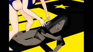 [MMD] Stardust Wrestling: Blue vs Black