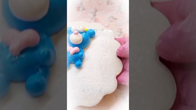 делаю мишку маршмэллоу, ну милота же? Это зефир :)