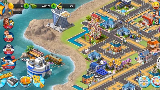 Прохождение игры City Island 5 строим кафе смотреть онлайн