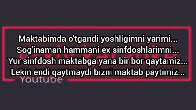 Behruz  Yagzon - Xayr maktabim...