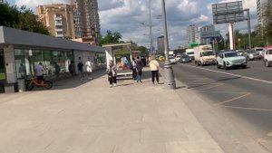 Прогулка возле Метро Коломенская по Проспекту Андропова, г. Москва, 17.05.2024