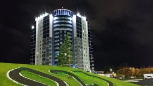 Западная Сибирь. Город Когалым. ХМАО. Ночная прогулка. Kogalym city. Часть 5. Окончание. 5.10.2023