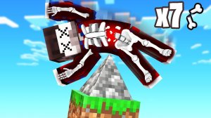 Майнкрафт, но у меня Один Блок СМЕРТИ..