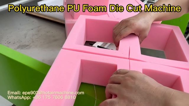 150 Tons Polyurethane PU Foam Die Cut Machine смотреть онлайн