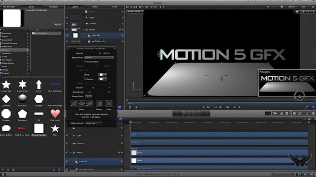 Motion 5 Урок - Отражение в полу (Перевод) смотреть онлайн