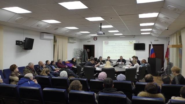 Встреча главы района Печатники Григорьева С.Н. с населением района 21.03.2018