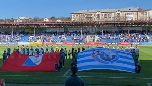 06.04.2024 года. ФК Легион и ФК Севастополь. Гимн России, Севастополя