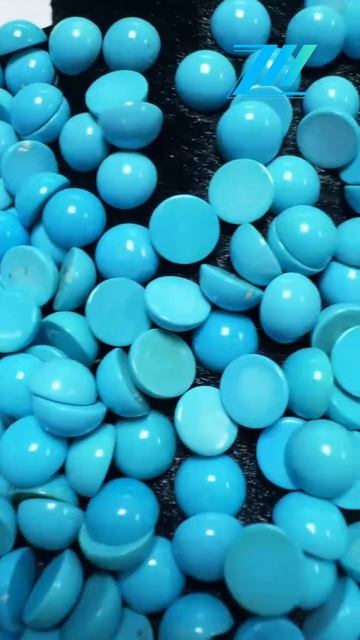 2025-0424-03 Natural high quality sleeping beauty turquoise sterling treatment turquoise beads