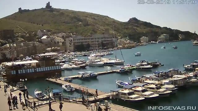 Балаклава, набережная Назукина.23 марта 2019 года смотреть онлайн