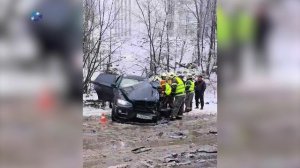 Сегодня в Петрозаводске в районе улицы Муезерской произошло ДТП с участием пассажирского автобуса