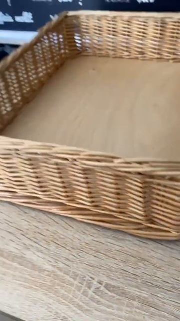 Короб плетеный из лозы для хранения смотреть онлайн