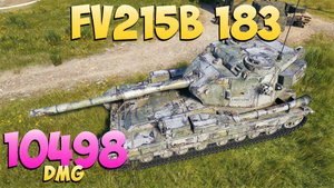 FV215b 183 - 4 Фрагов 10.4K Урона - Ласковые поглаживания! - Мир Танков