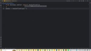 Аудио из видео с помощью Python! Легко и Быстро! Библиотека "moviepy"
