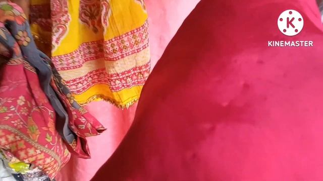 Teej k liye special suit crepe taser organza fabric l katran market mangolpuri l @stylewithvidi1368 смотреть онлайн