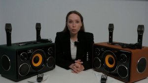 NOIR-audio MAX-300 акустическая система с двумя беспроводными микрофонами и колонкой 300 Ватт. Обзо